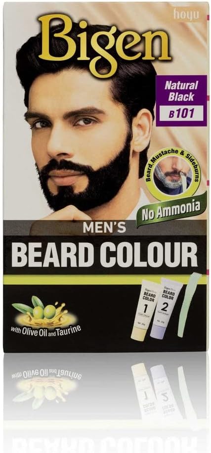Bigen Men's Beard Natural Black B101