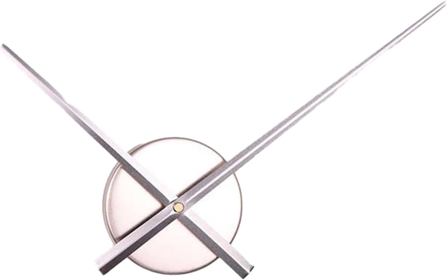 Gbtdoface 3D Clock Hand,DIY Large Clock Hands,DIY Large Needle Wall Clock Decor Quartz Clock Mechanism Accessorie(Silver)