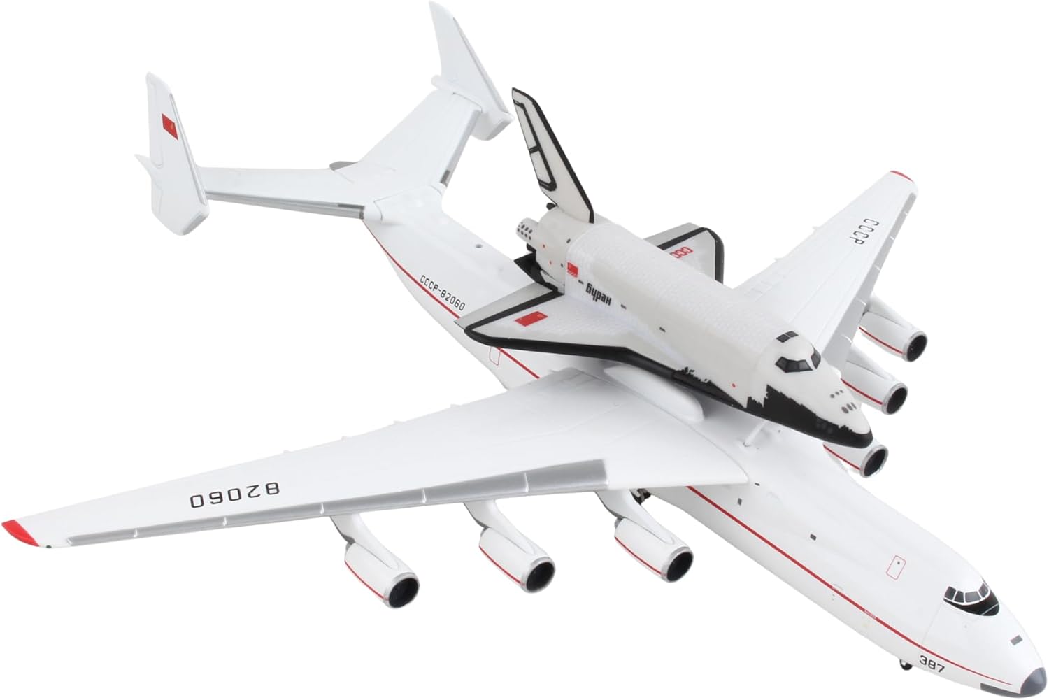 Herpa - Antonov AN-225 Mriya & RKK Energiya Buran Space Orbiter (OK-1.01) Set-CCCP-82060 Aviation, 562812