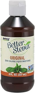 NOW Foods BetterStevia Original Zero-Calorie Liquid Sweetener, Keto Friendly, Suitable for Diabetics, No Erythritol, 8-Ounce