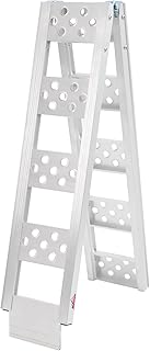 Ruedamann 6'L x 8.1" W Folding Loading Ramp, 440 lbs Capacity, Aluminum Lightweight Portable Ramp for ATVs, UTVs, Motorcycles, Bikes, 1PC