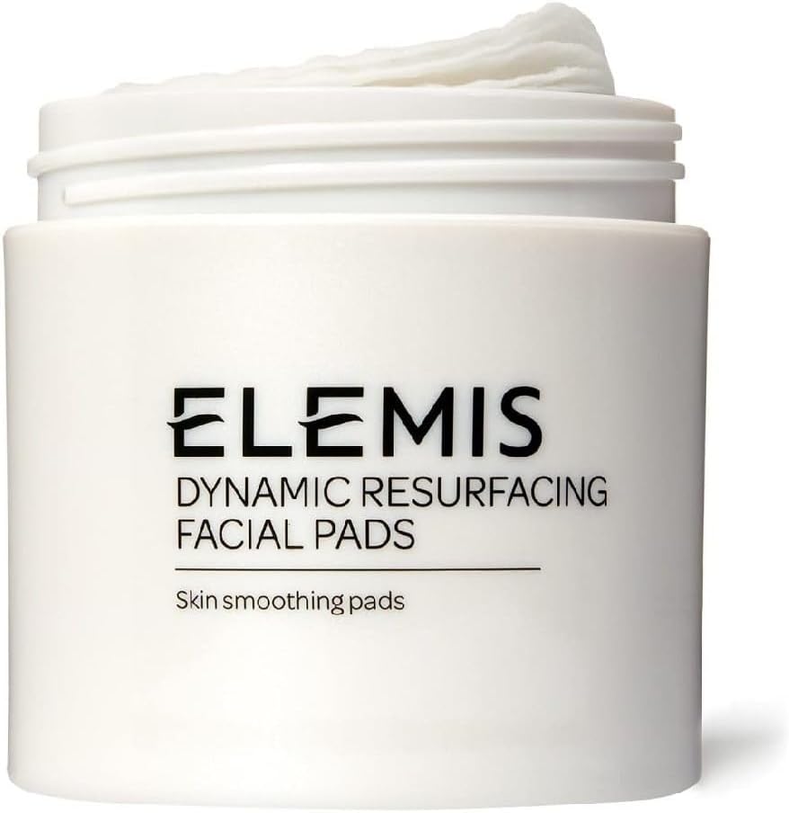 ELEMIS Dynamic Resurfacing Facial Pads (60 Pack) – Gentle Exfoliating Rounds with Tri-Enzyme for Smooth, Radiant Skin