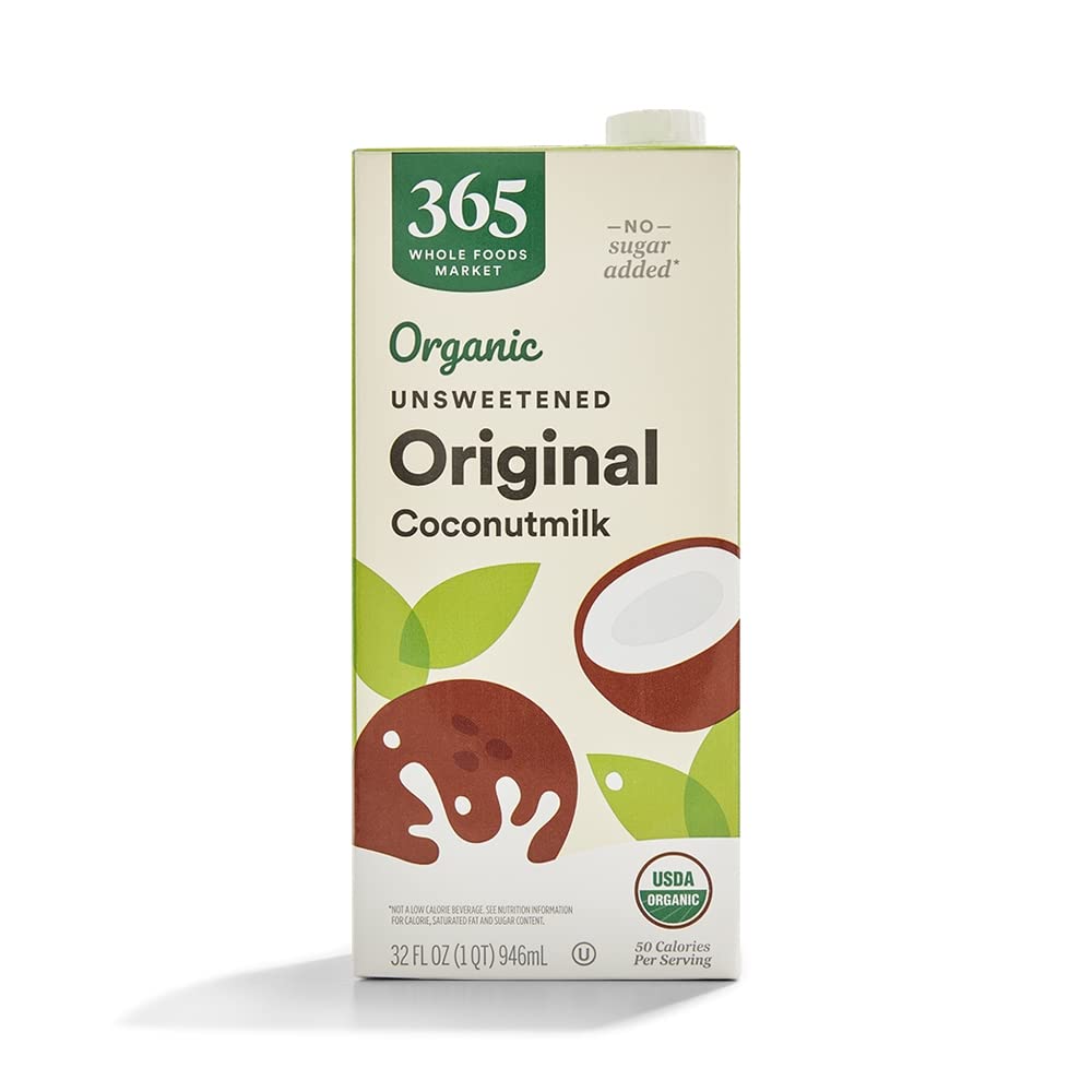 365 by Whole Foods Market, Organic Unsweet Original Coconut Milk, 32 FZ