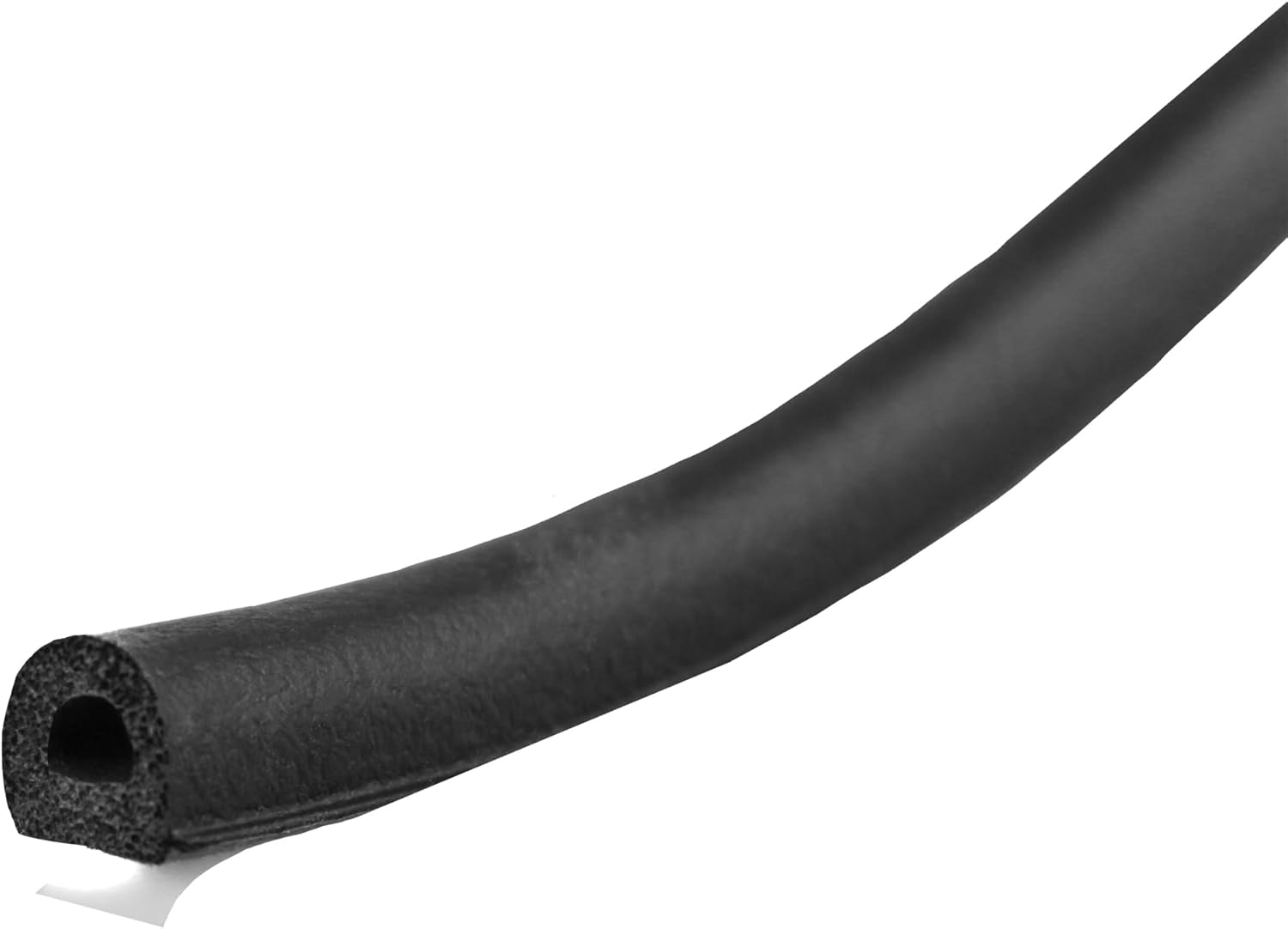 M-D Building Products 01025 17 ft. Black Small Rubber Auto & Marine Weatherseal for All Climates
