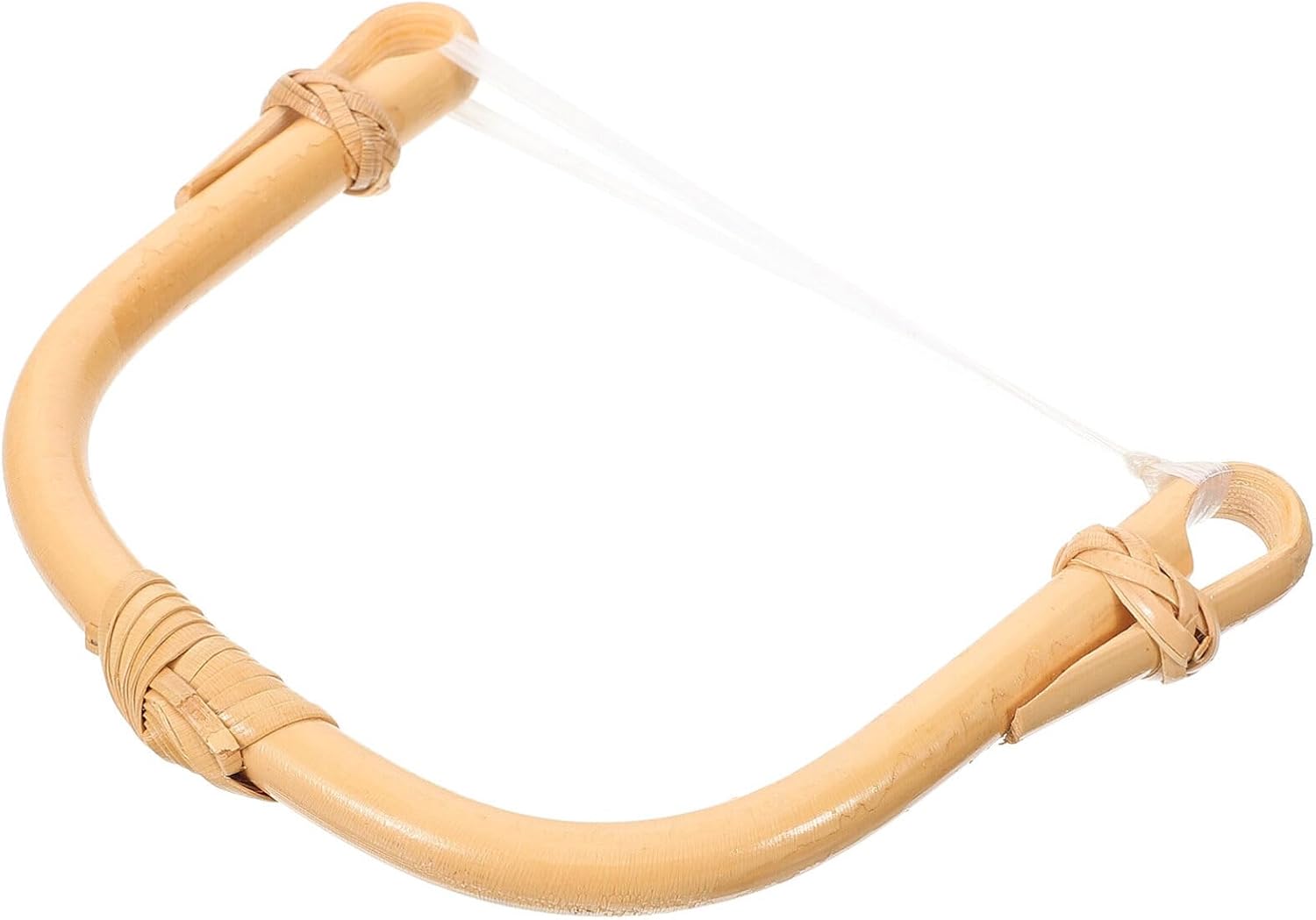 Ciieeo Bamboo Teapot Handle Replacement, U-Shape Kettle Grip Handle Replacement Kung Fu Teapot Accessories Supplies for Ceramic and Pottery Tea Pots Handle Purses 11-13cm