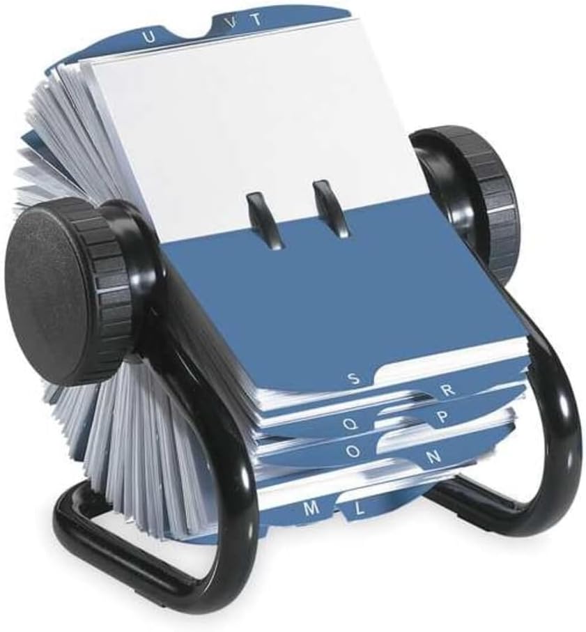 Rolodex Rotary Card File, 200 Ct, Metal 67236-1 Each