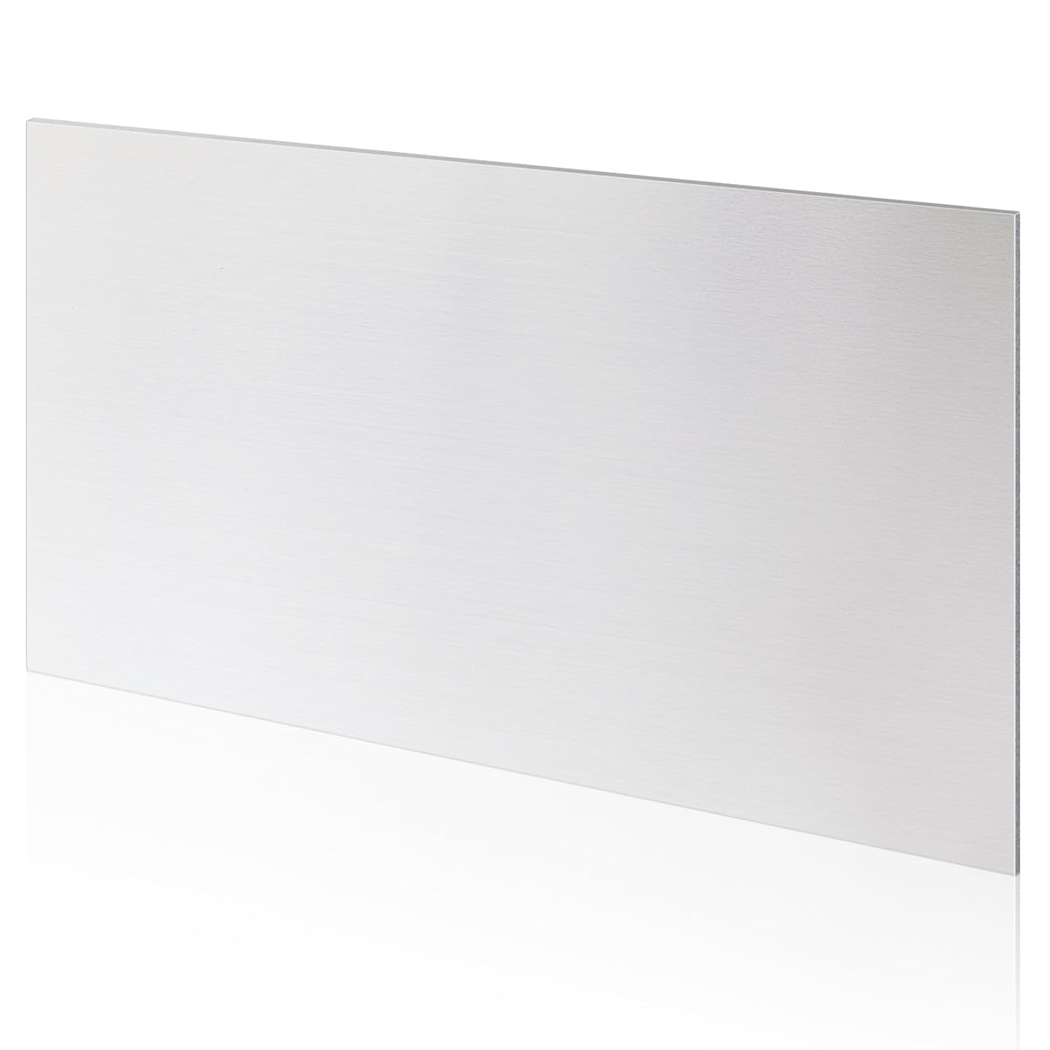 1 Pcs 430 Stainless Steel Sheet Metal 48 x 24 Inches 24GA Metal Plates Panel #4 Brushed Finish Magnetic Mount Board Wall Food Truck Restaurant Crafting Kitchen Floor Trailer Garage Gym