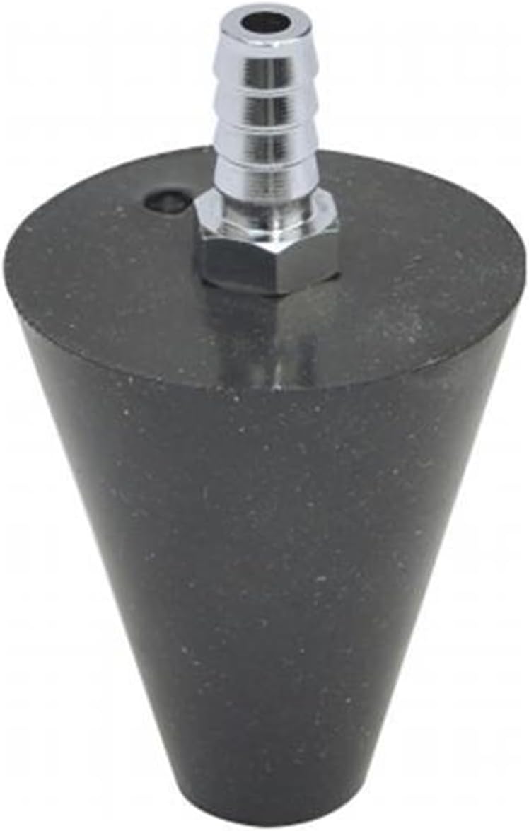 Mityvac MVA660 Power Steering Air Bleeding Adapter Kit for Hand Vacuum Pumps, Fits 5/8" - 1-5/8" ID Pump Necks, Rubber, Cone-Shaped Design, 1/4" Barbed Connection, Air-Tight Reservoir Seal