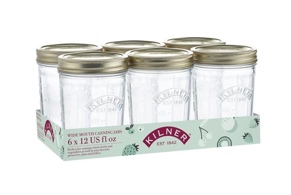 Kilner Wide Mouth Jar - 0.35Ltr (Box 6) Exclusive Set