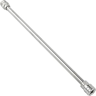 Pressure Washer Extension Wand, Stainless Steel Lance 1/4 Inch Quick Connect to M22, Extension Wand Replacement for Power Washer, 17 Inch