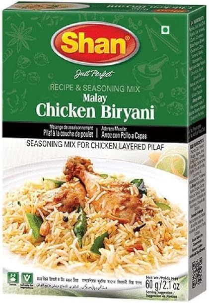 Chicken BIRYANI Mix | SHAN BIRYANI Rice Pilaf Mix Masala Chicken Lamb Mutton Vegetable Bombay Spice Mix Indian Bombay BIRYANI Spice Mix