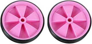 2pcs Training Wheels for Bicycle, Kids Bike Bicycle Training Wheels Low Noise Support Cycling Practical Bike Assist Wheel Balance Stabilisers Wheels for Girls Boys Bike (Pink)