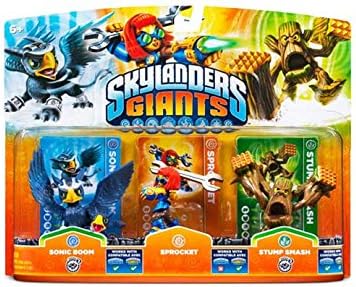 ACTIVISION Skylanders Giants: Pack C (Sprocket+s.boom+ Stumpsmash) Hybrid Console Toy Compatible with Multiple Platforms
