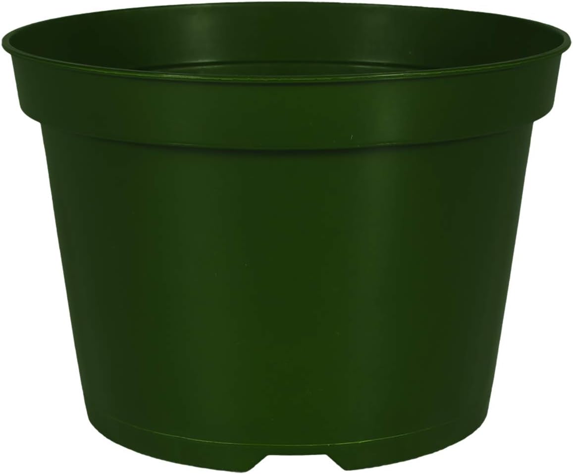 The HC Companies 8 Inch Round Nursery Plant Pot - Garden Plastic Pots for Plants with Drainage