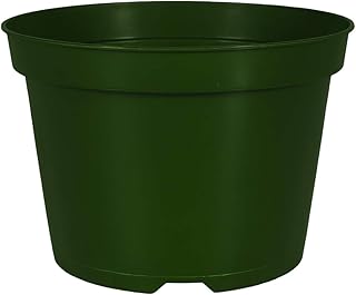 The HC Companies 8 Inch Round Nursery Plant Pot - Garden Plastic Pots for Plants with Drainage