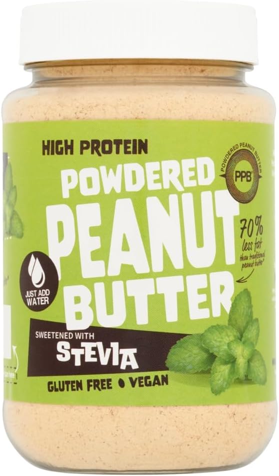PPB Sweetened with Stevia, Powdered Peanut Butter, 180g