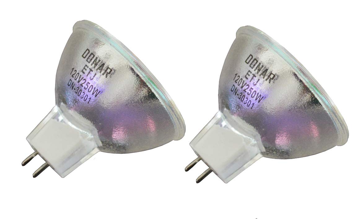 2pcs ETJ 120V 250W Halogen Medical Dental Replacement Donar Bulb for TRIAD 1000 2000 70353 3015 93506 Lamp