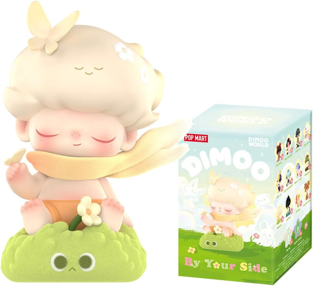 POP MART DIMOO By Your Side Series 1Box 2.5 inches Articulated Character Premium Design gifts for women Fan-Favorite blind box Collectible Toy Art Toy Action Figure