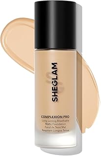 SHEGLAM Full Coverage Foundation Makeup Long Lasting Waterproof Matte Dewy Liquid Foundation - Butterscotch