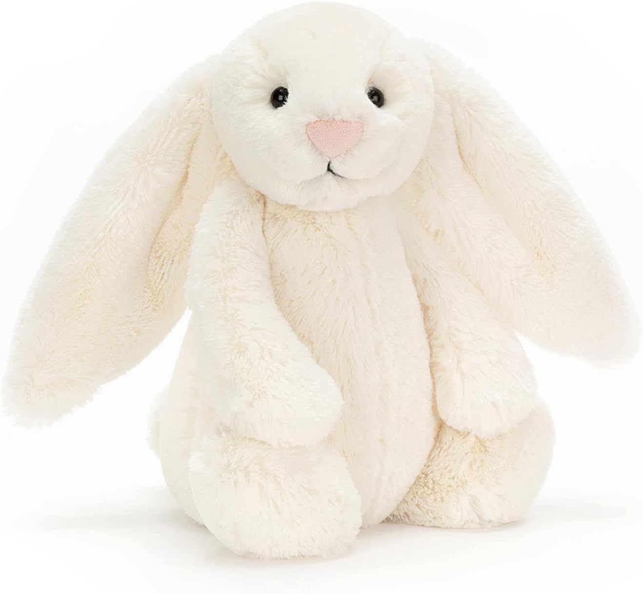 Jellycat Bashful Cream Bunny Stuffed Animal, Medium 12 inches | Rabbit and Bunny Plush Toy | Classic Children's Gift