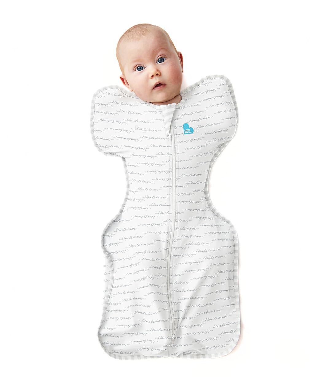 Love To Dream Swaddle UP Self-Soothing Sleep Sack 8-13 lbs., Dramatically Better Sleep, Snug Fit Calms Startle Reflex, 1.0 TOG, Dreamer, Small