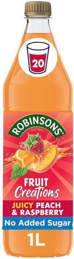 Robinsons Fruit Creations Peach & Raspberry Squash, 1L