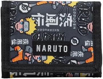 Bioworld Naruto Anime Nylon Trifold Wallet