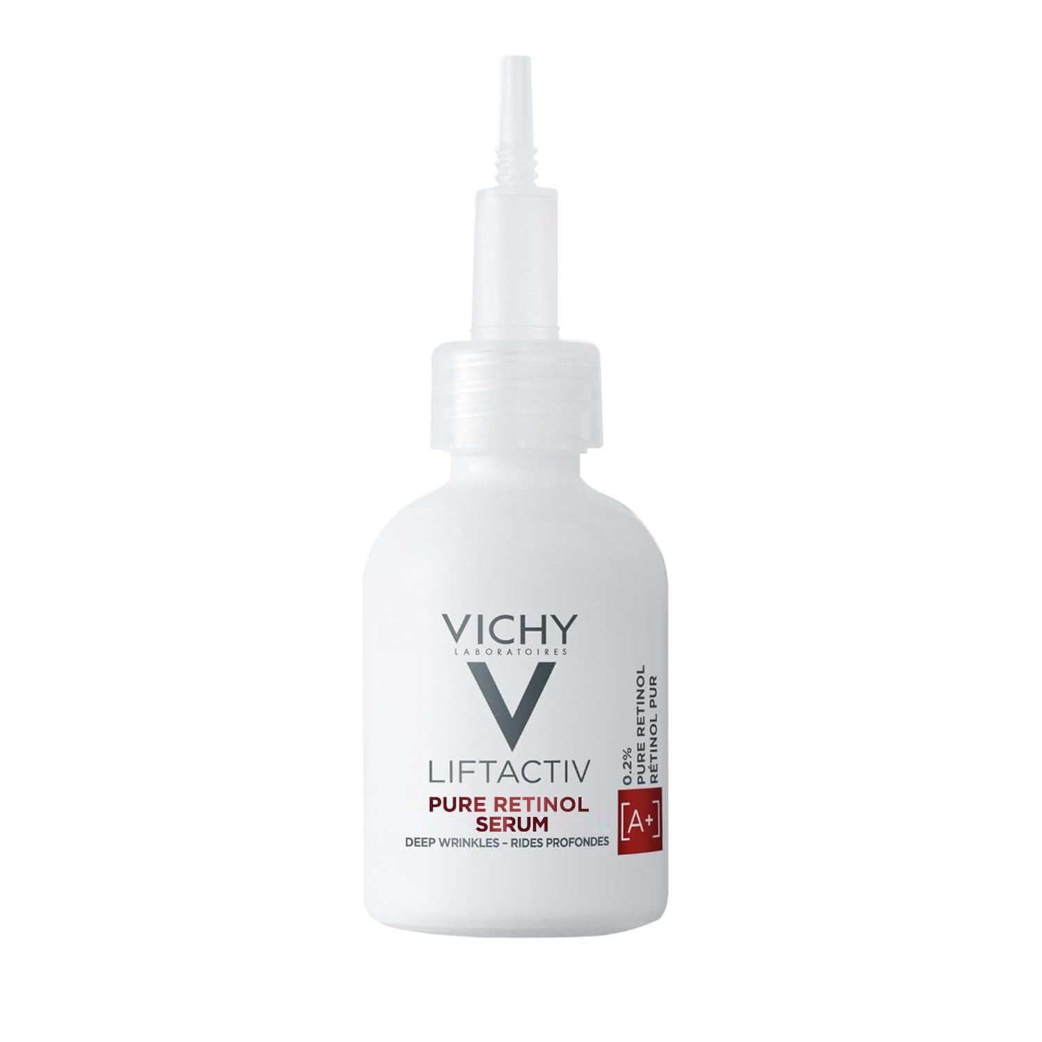 Vichy LiftActiv Pure Retinol Serum for Face, Anti-Aging Face Serum for Wrinkles & Fine Lines, .2% Retinol + Peptides, Resurfaces Skin Sexture To Smooth & Firm Skin, 1 Fl. Oz.