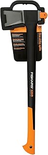 Fiskars X25 Splitting Axe, Tree Branch Cutter and Wood Splitter for Medium to Large Size Logs (28-Inch Axe) with Shock-Absorbing Handle