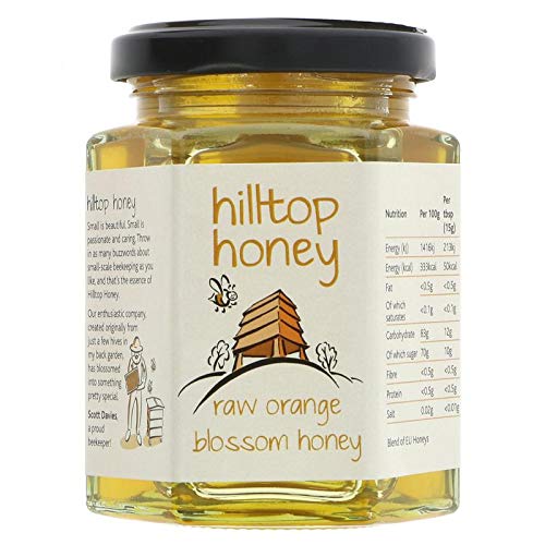 Hilltop Honey Orange Blossom Honey 227g (Pack of 4)