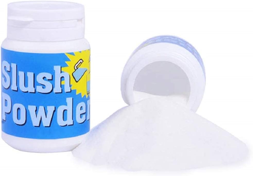 MilesMagic Magic Slush Powder for Water to Silk | Vanishing Liquid | Liquid to Rope | Freeze Water | Ice from Water etc Routine Effects | Close Up Magic Tricks