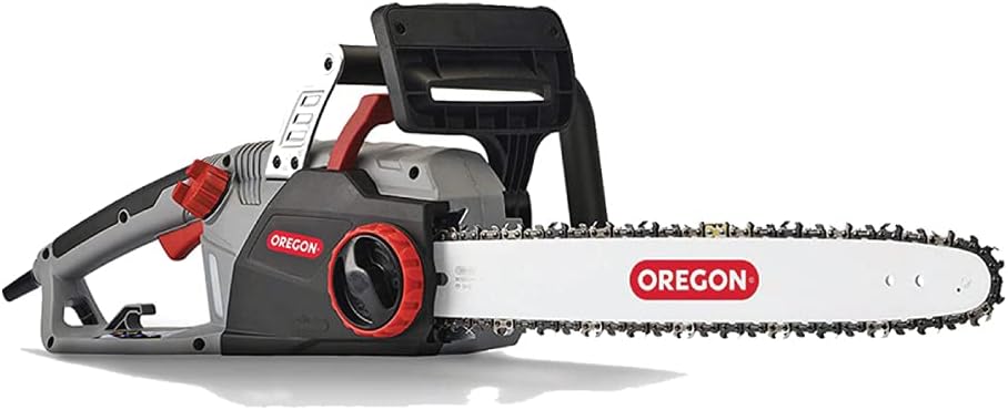 Oregon 2400W Powerful Self-Sharpening Corded Electric Chainsaw with 18-Inch (45cm) Guide Bar, Low Kickback 15 Amp Chainsaw, with Integrated Powersharp Chain, 3-Year Warranty (CS1500)
