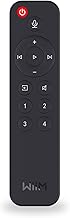 WiiM Voice Remote for WiiM Mini and Pro audio streamer, push-to-talk, 4 music Preset buttons