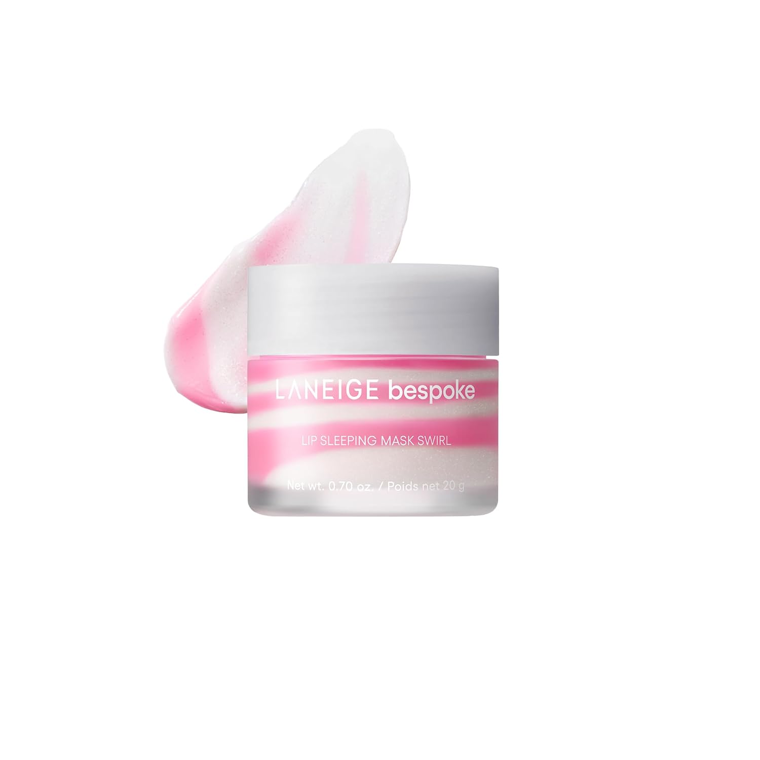 LANEIGE Bespoke Lip Sleeping Mask | Customized Hydrating Overnight Treatment | Vitamin C, Shea & Murumuru Seed Butter, Antioxidants | For Flaky, Dry Lips | Korean Skin Care