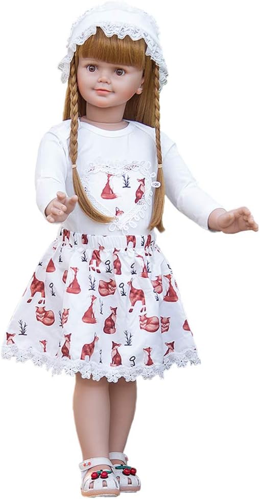 YIHANGG Reborn Baby Doll Toys 32 Inch 83cm Full Vinyl Body Reborn Toddler Doll Children Play House Gift Clothing Model