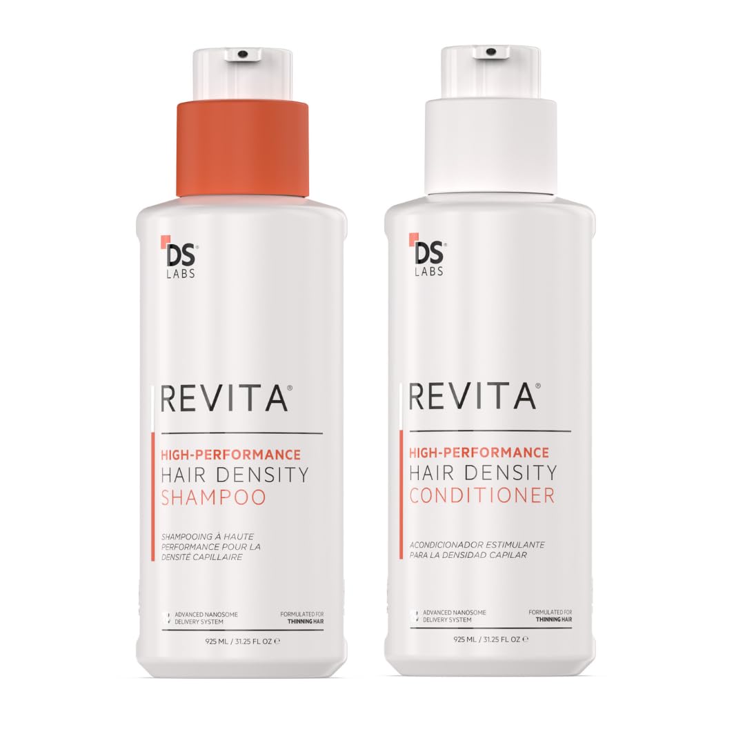 DS Labs Revita Shampoo & Conditioner Kit, 925mL – Scalp First System for Fuller Looking, Volumized Hair, Lightweight Hydration, Sulfate & Silicone Free, Color Safe, For Men & Women
