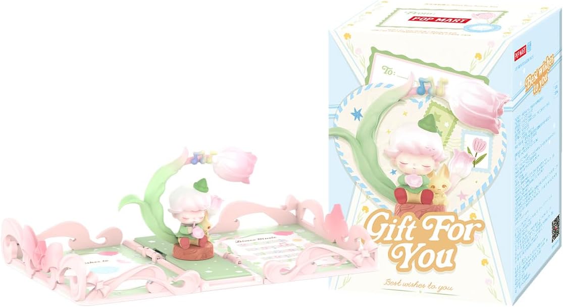 POP MART Gift For You Greeting Card Series 1Box Articulated Character Premium Design Gifts for Women Fan-Favorite Collectible Toy Art Toy Action Figure