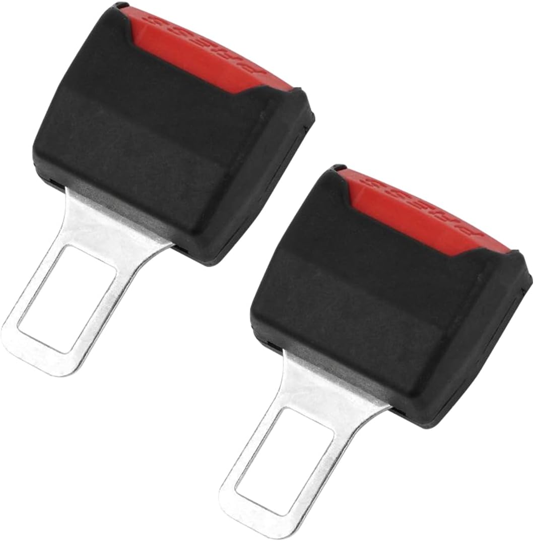 2 Pcs Car Seat Buckle Holder, Universal Car Seat Belt Extender, Car Seat Belt Clips Adjuster, Automobile Accessories Seatbelt Clips Car Seat Safety Clip, Seat Belt Lock Car Seat Extender Buckle Holder