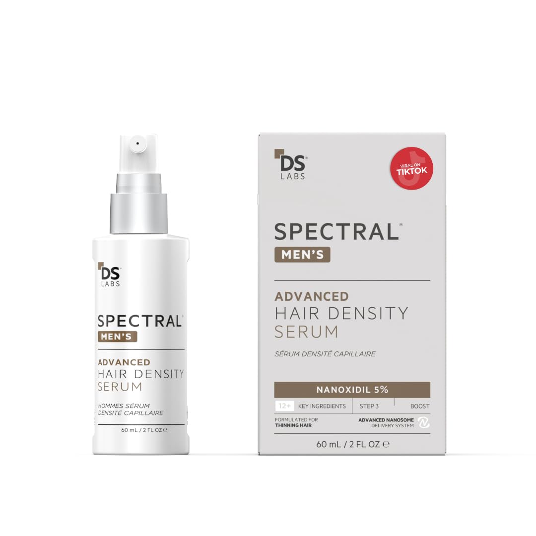 DS Labs Spectral Men's Formally Spectral.DNC-N - Hair Density Serum, Strengthening, Thickening, Minimize Shedding, Color Safe, 60mL, Packaging May Vary
