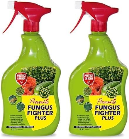 Provanto - Fungus Fighter Plus - Eradicates, Controls & Protects for Up To 3 Weeks - Garden Care, Plant Protection, Ready to Use Fungicide, Use Indoor & Outdoor on Flowers, Fruit & Veg, Shrubs - 1L