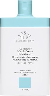 Drunk Elephant Cocomino Marula Cream Conditioner. Concentrated and Scalp-Friendly Nourishing Conditioner for Hair (240 mL / 8 Fl Oz)
