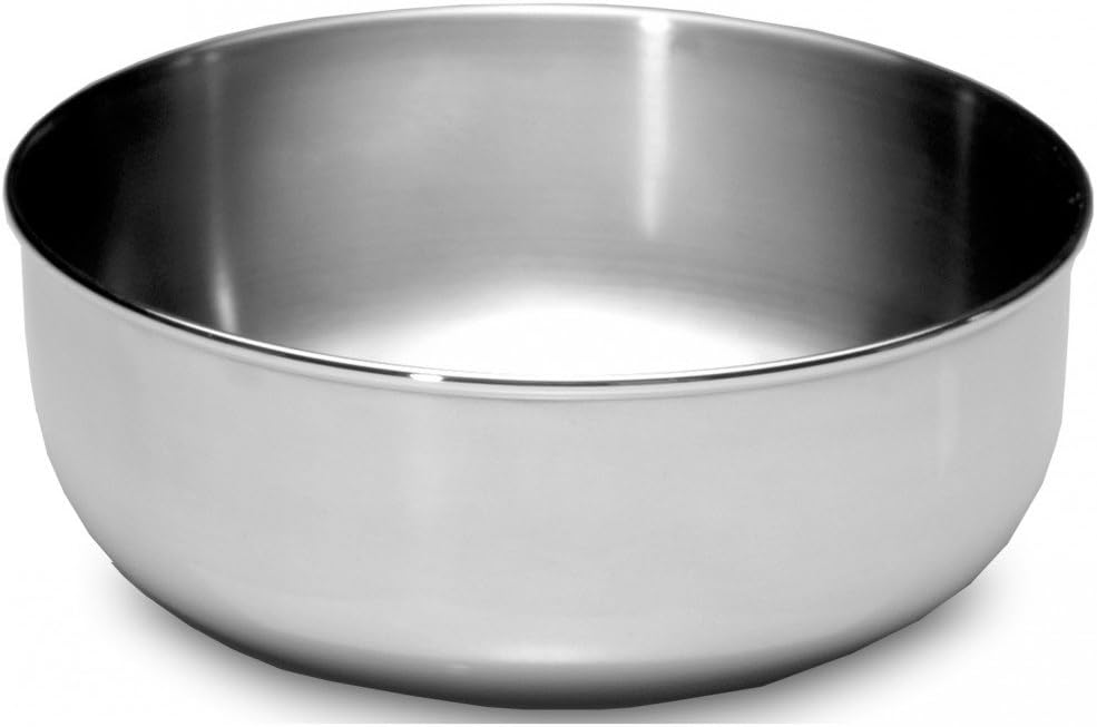 Lifeventure Stainless Steel Bowl – Strong, Corrosion Resistant, Ideal for Camping or Travel, Silver, 5.5" Diameter