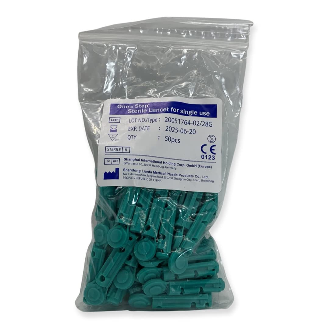 200 x 28G Manufacturer Confirmed Fully Compatible Lancets for PiC Indolor, Microlet, Freestyle, Abbott, One Touch, SD and many more