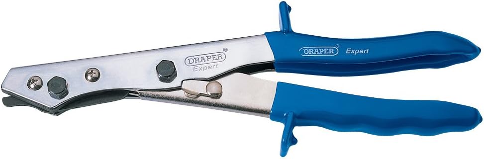 Draper 35748 Expert Hand Nibbler for Metal Sheet, Plastic,Blue,250 mm