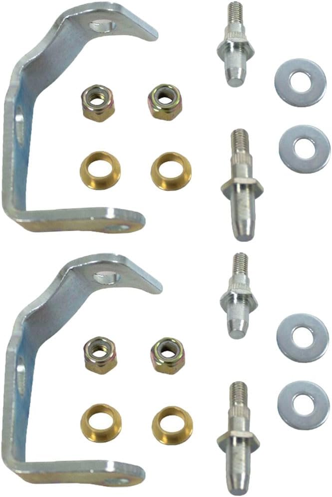 38456 Pair Door Hinge Pin and Bushing Kit Front Driver Side Compatible with 1999-2007 Chevrolet Silverado GMC Sierra Yukon Cadillac