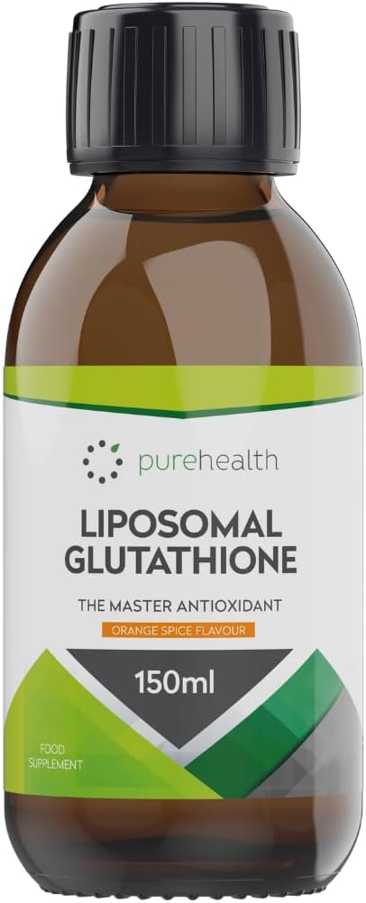 The Most Bioavailable Liposomal Glutathione on The Market Unique Patented Formula for Rapid Absorption… (150ml)