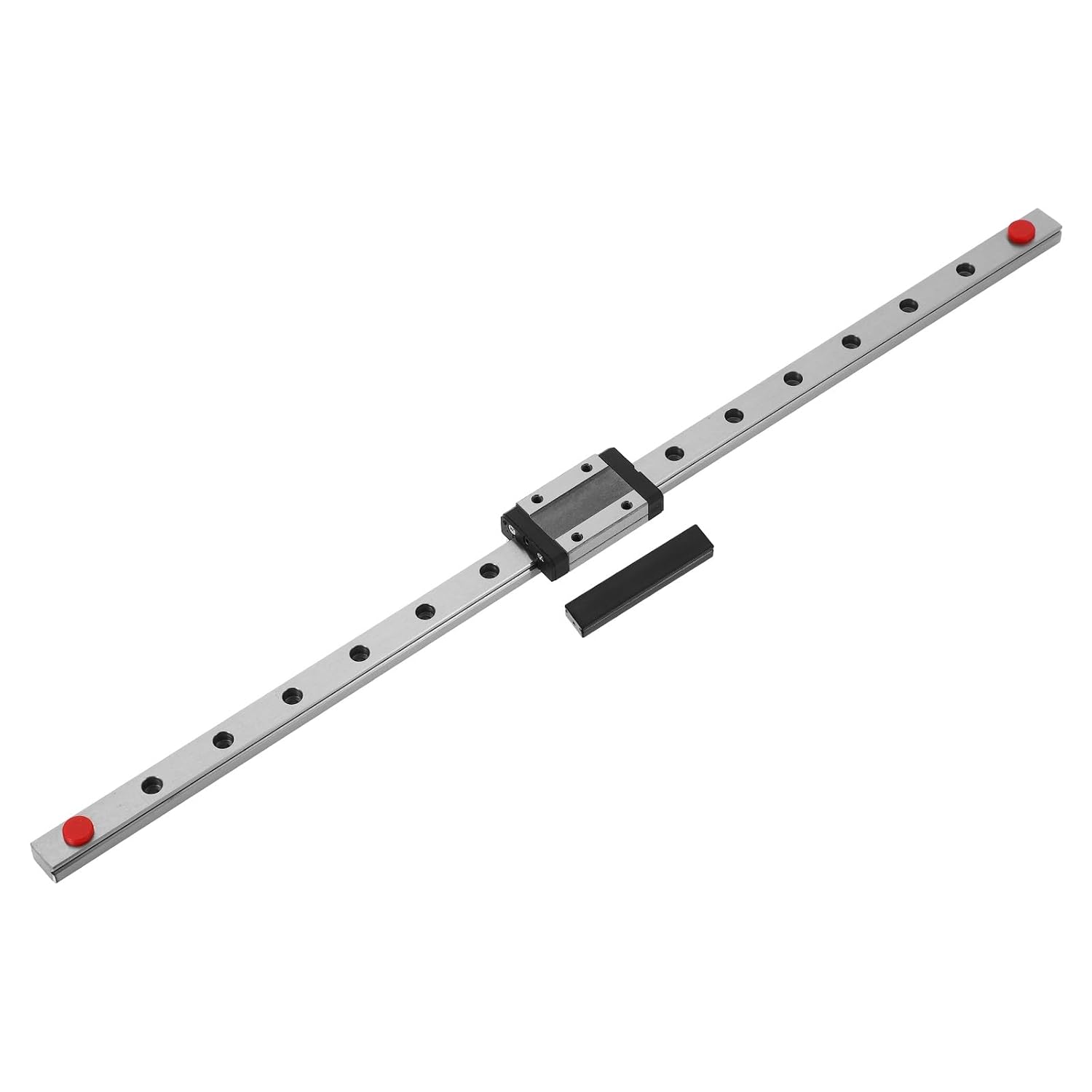 sourcing map MGN12 400mm Linear Sliding Rail Guide with MGN12H Sliding Carriage Block and Mini Guide, Linear Motion Guideway for Mini Engraving CNC Machine 3D Printer