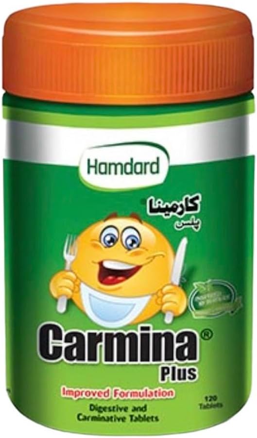 Hamdard Carmina Plus for Indigestion,Loss of Appetite, Bloating (3 Bottles)