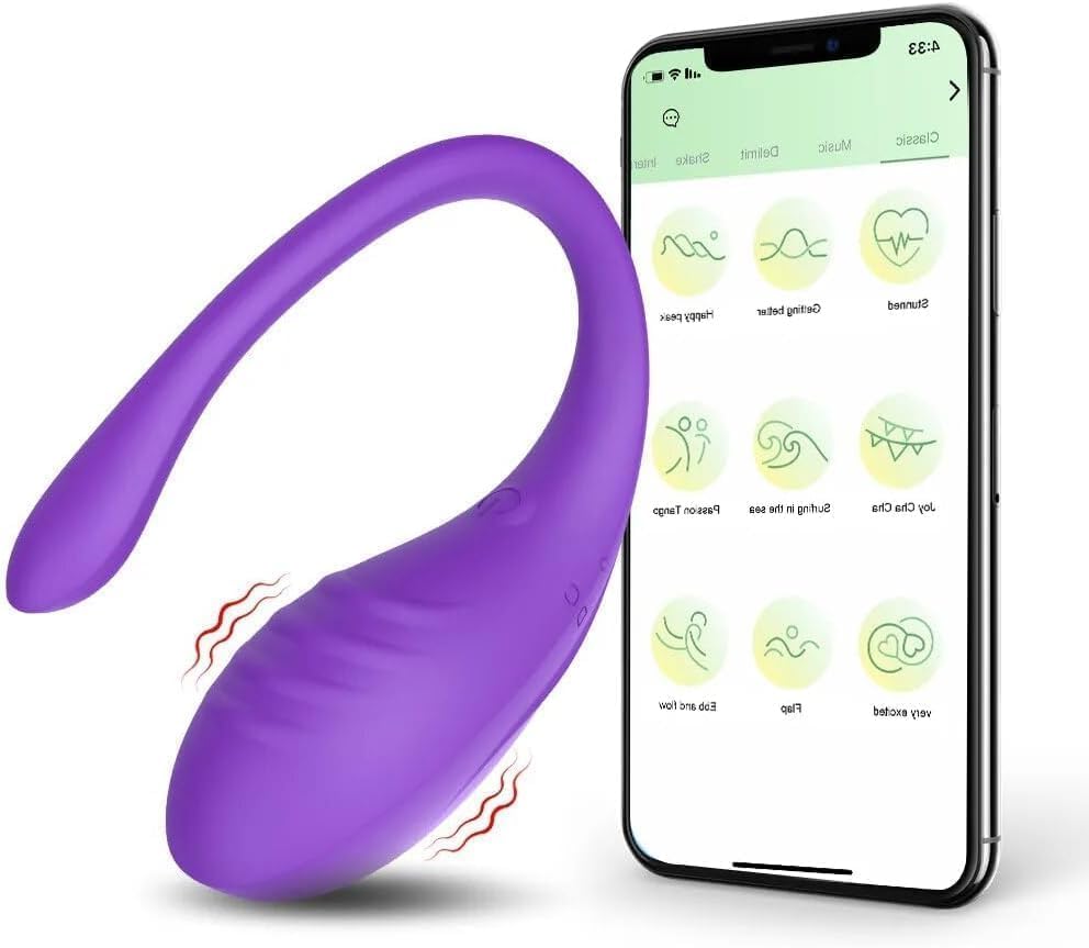 Small Vibrat.o.rset 4 Woman App L.ove E.GGS for Women with Remote from Phone Silent Bluetooth Vibrat.o.r Remote Control S.ex S.t.imulator Adults Toys C.litor.i.se Man Small Vibabrat.or Y/2