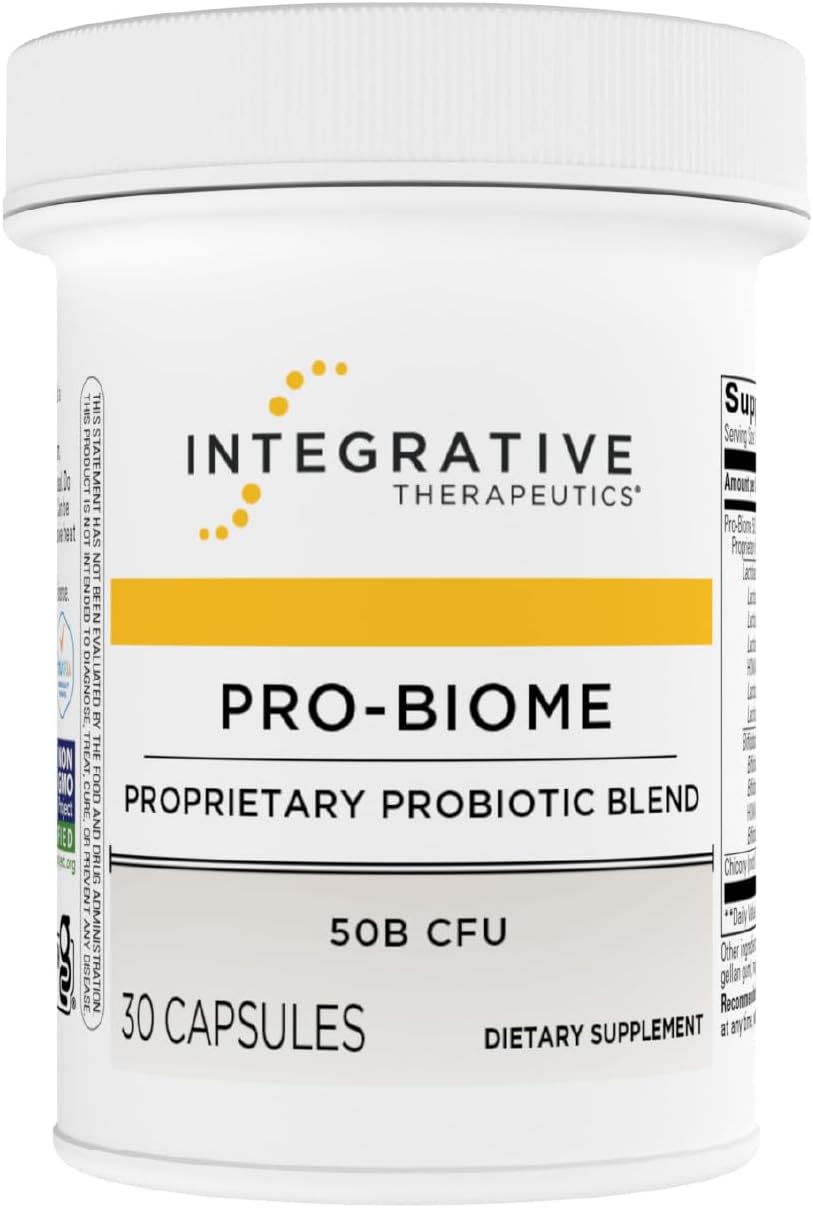 Integrative Therapeutics - Pro-Biome 50B CFU - Proprietary Probiotic Blend - 30 Capsules